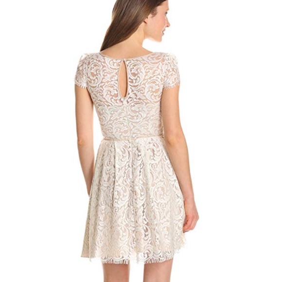 ABS Allen Schwartz White Lace Dress - Picture 2 of 8